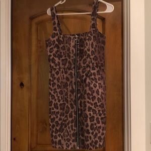 Cheetah Jean Dress